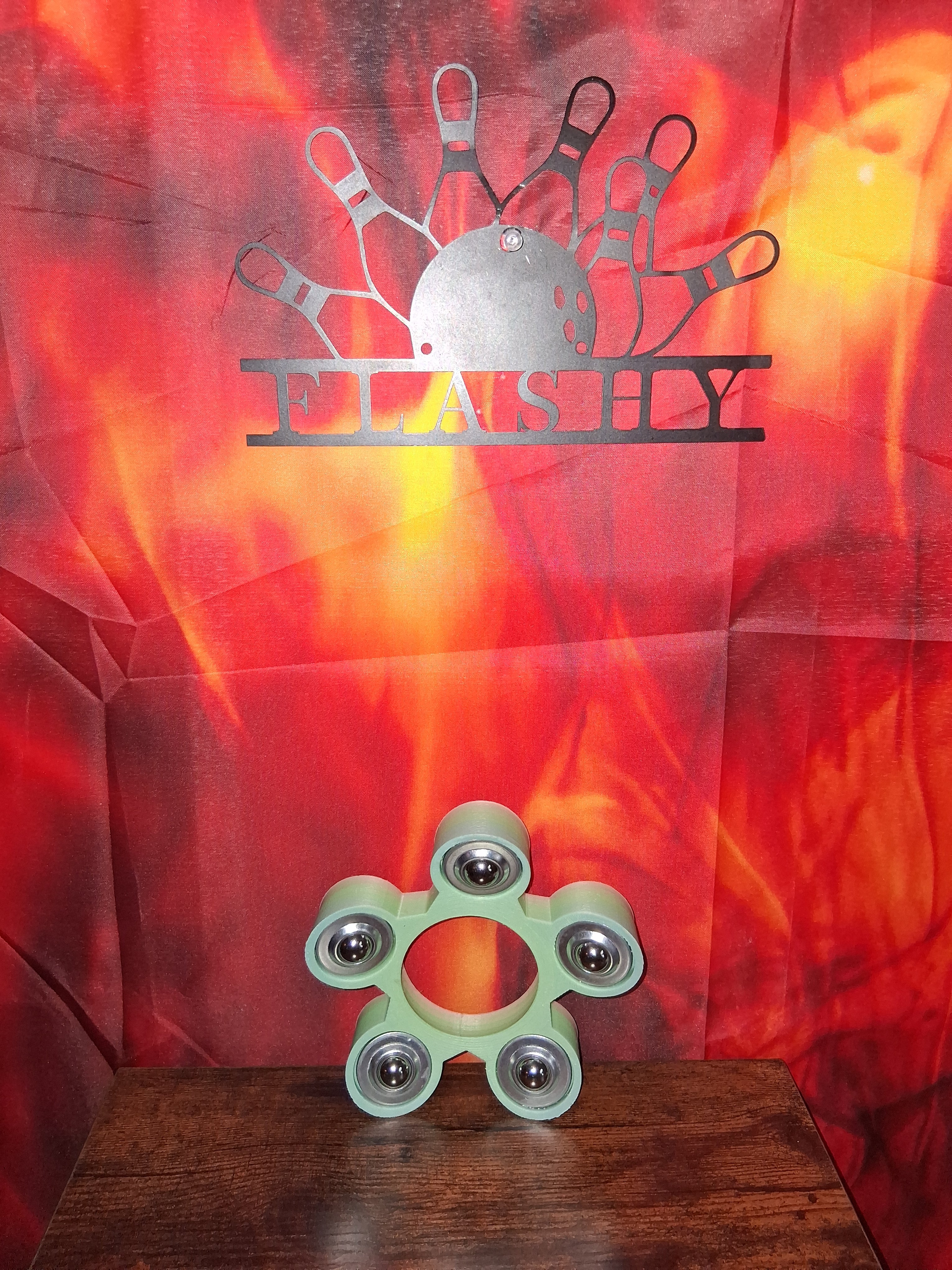 Flashy  Bowling  Ball  spinner  for on the go cleaning candy series