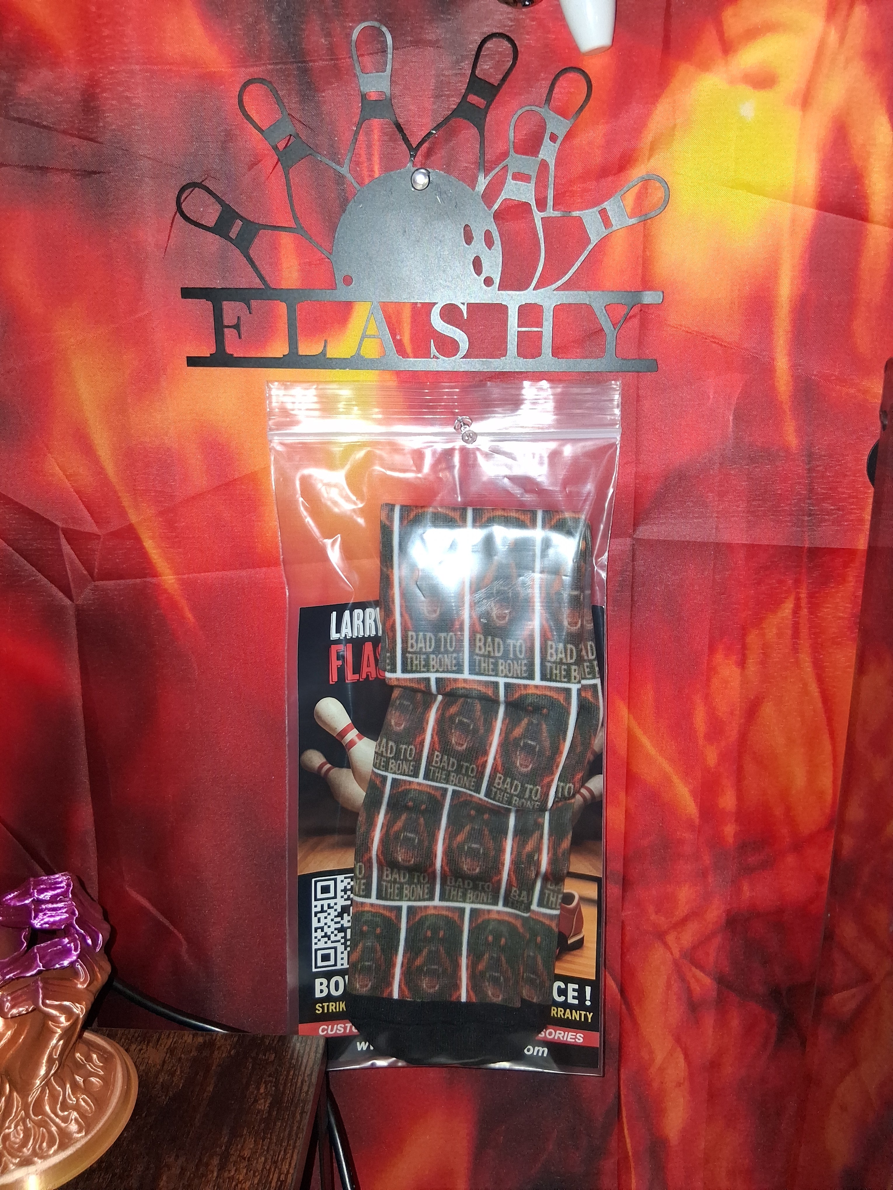 Bad To The Bone compression socks one of a kind!